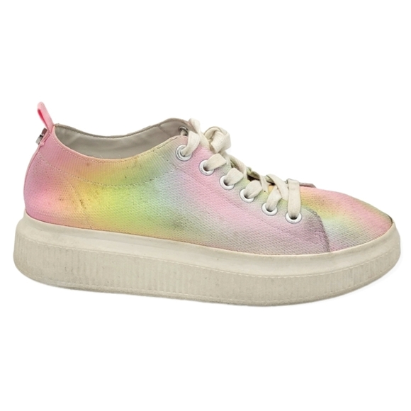 bp Shoes - BP SONNY-FAB Lace-up Rainbow Platform Sneakers 7.5